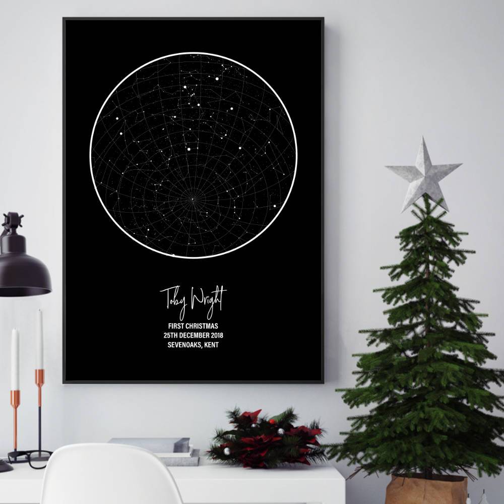 Personalized Star Map Night Sky Print - Blim & Blum