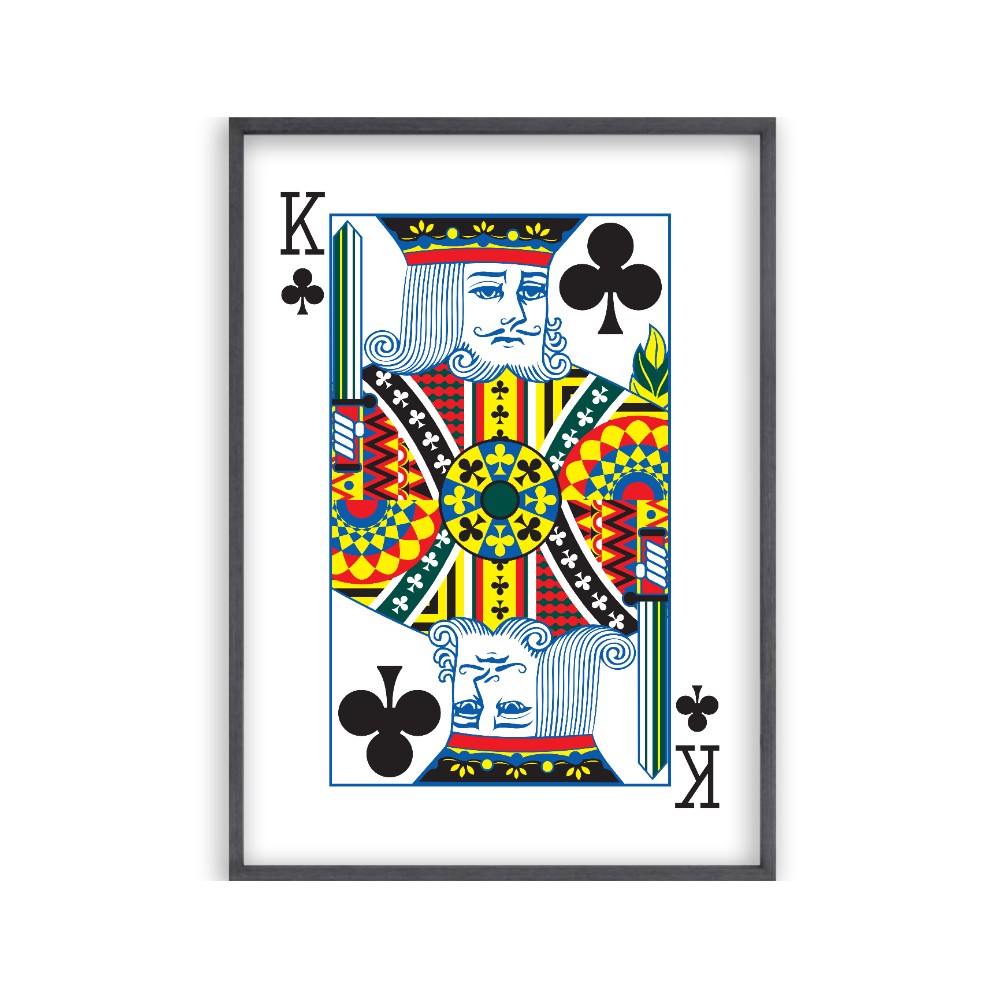 King Of Clubs Print