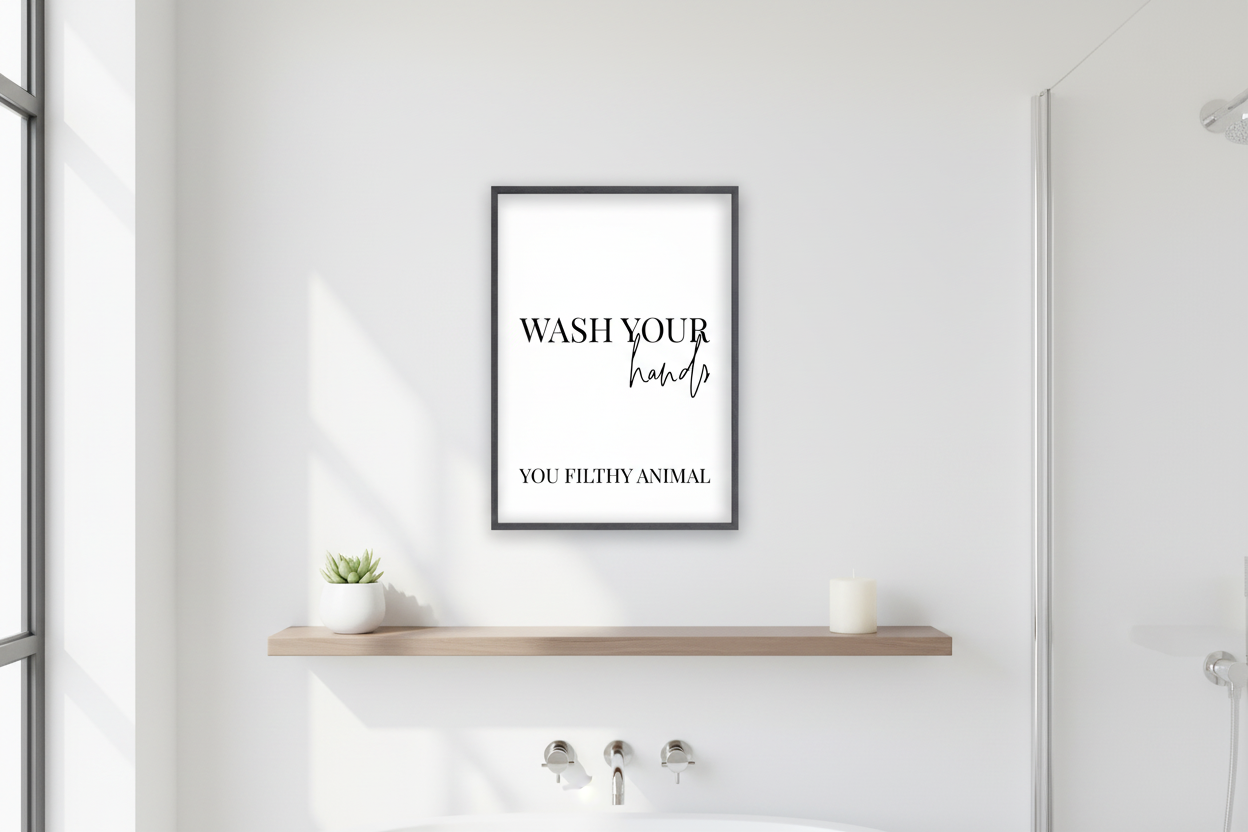 Bathroom Quote Prints