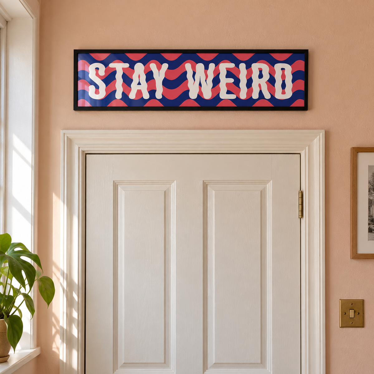 BB panorama natural 2026 | stay-weird-panoramic-print | close