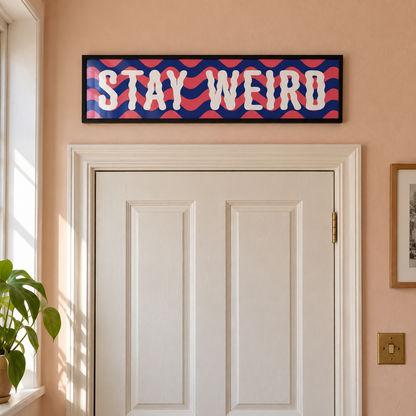 BB panorama natural 2026 | stay-weird-panoramic-print | close