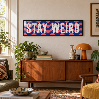 BB panorama natural 2026 | stay-weird-panoramic-print | setting