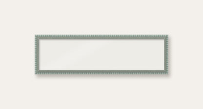 Pale Grey bobbin panoramic frame, 24" x 6", frame only