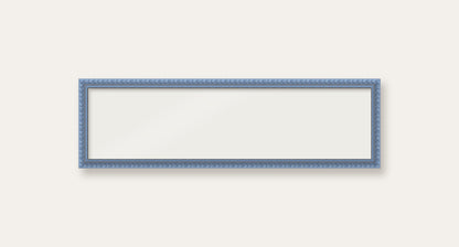 Sky Blue bobbin panoramic frame, 24" x 6", frame only