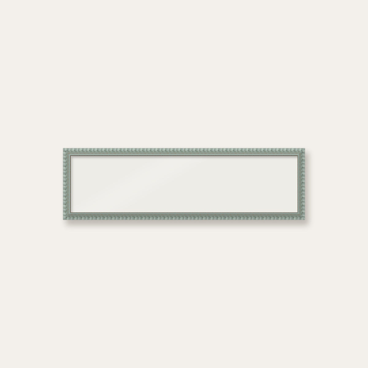 Pale Grey bobbin panoramic frame, 24" x 6", frame only