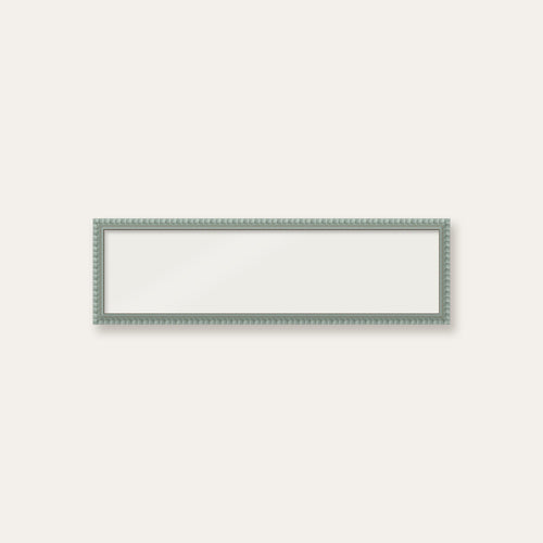 Pale Grey bobbin panoramic frame, 24" x 6", frame only