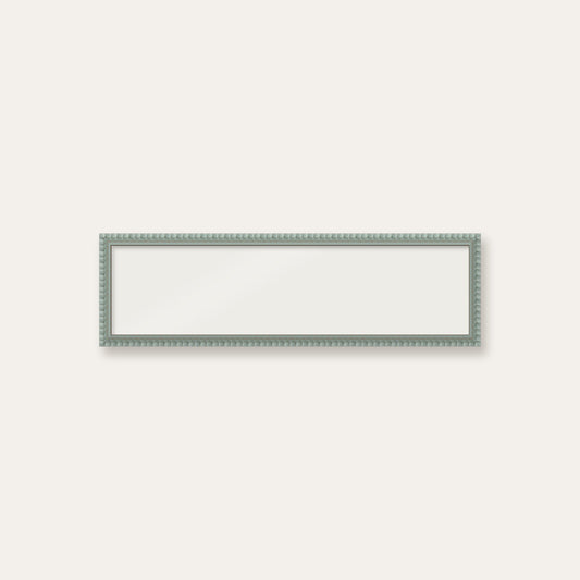 Pale Grey bobbin panoramic frame, 24" x 6", frame only