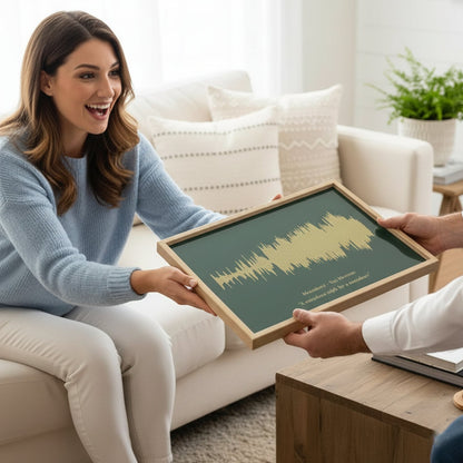 Personalized Sound Wave Print