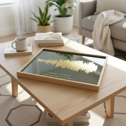 Personalized Sound Wave Print