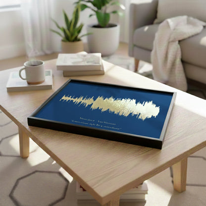 Personalized Sound Wave Print