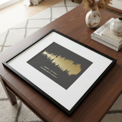 Personalized Sound Wave Print