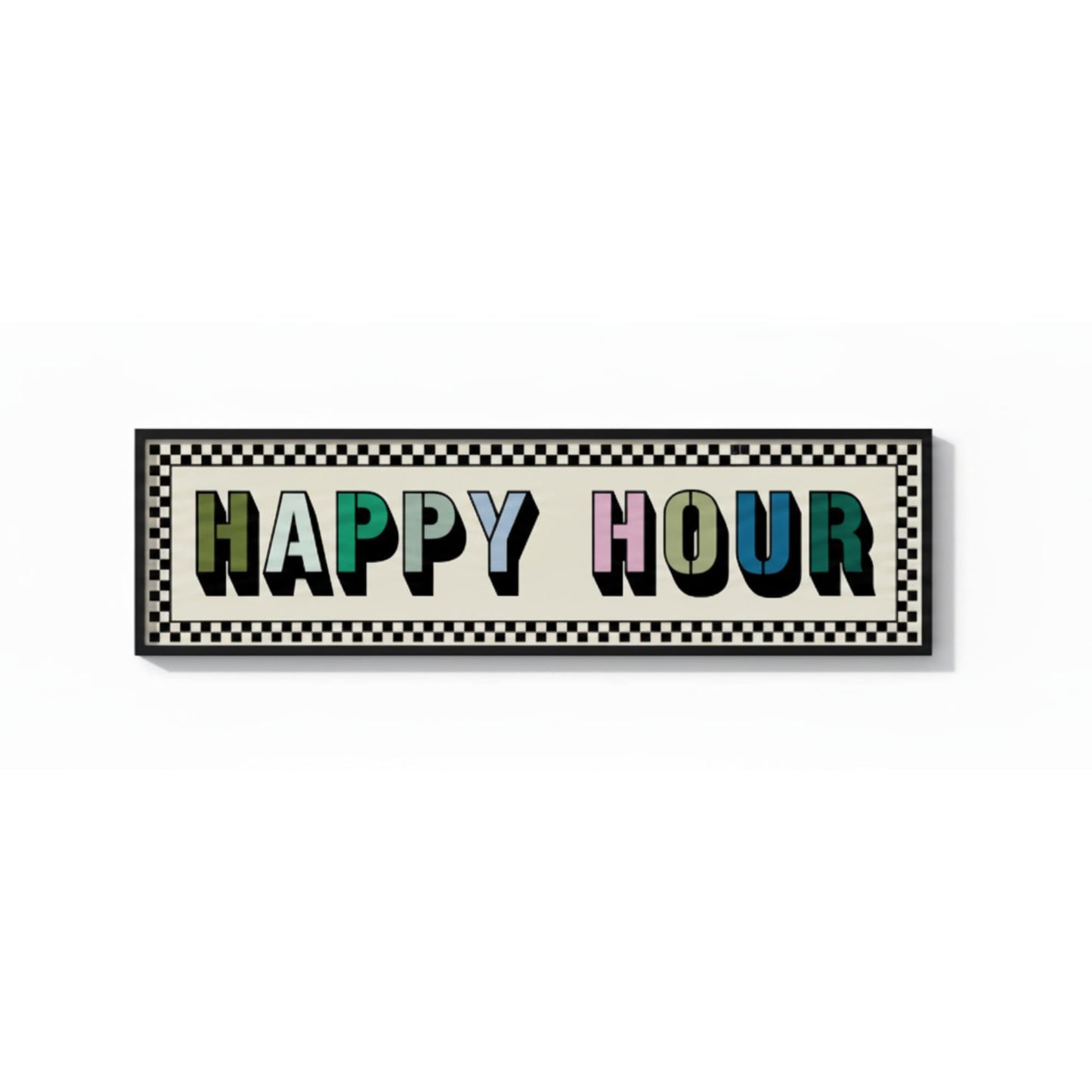 Happy Hour Panoramic Print