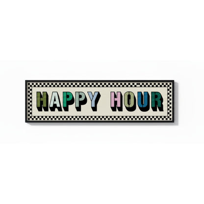 Happy Hour Panoramic Print