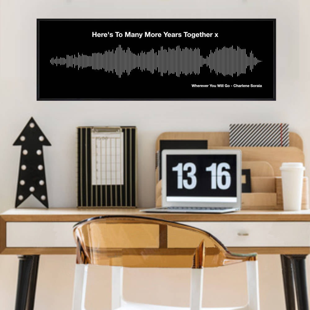 Personalized Sound Wave Bus Blind Print