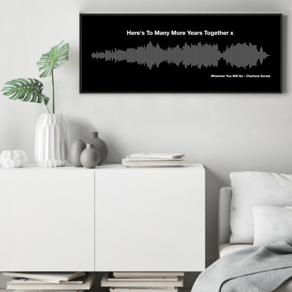 Personalized Sound Wave Bus Blind Print