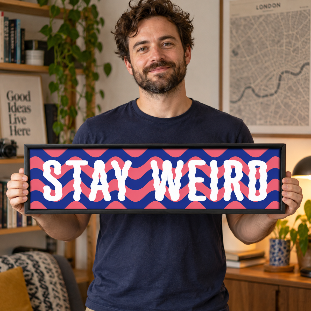BB panorama 2026 | stay-weird-panoramic-print | held