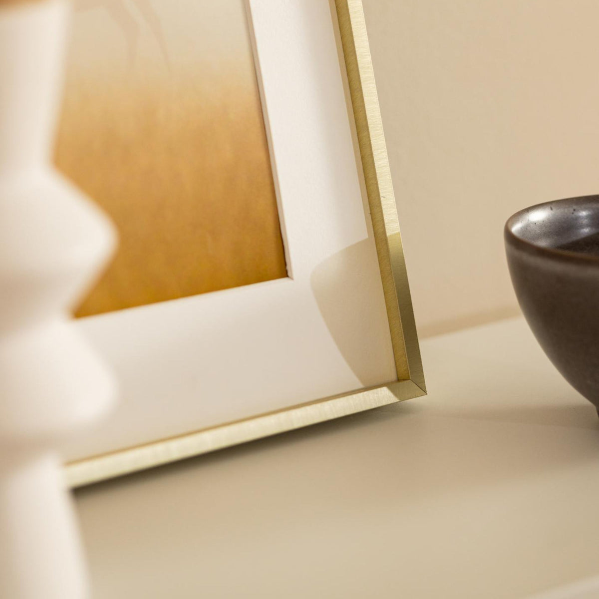 Nielsen Alpha Brushed Champagne Gold Frame