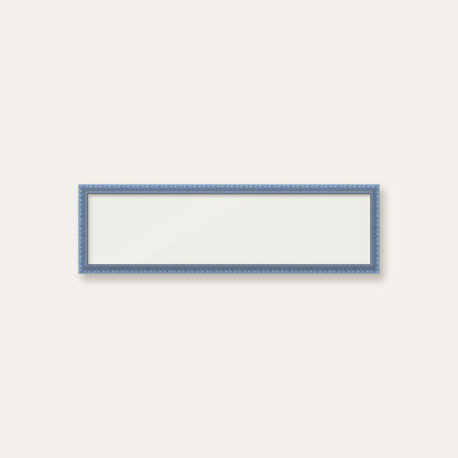 Sky Blue bobbin panoramic frame, 24" x 6", frame only