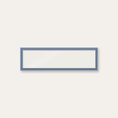 Sky Blue bobbin panoramic frame, 24" x 6", frame only
