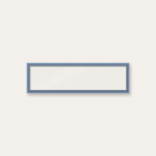 Sky Blue bobbin panoramic frame, 24" x 6", frame only