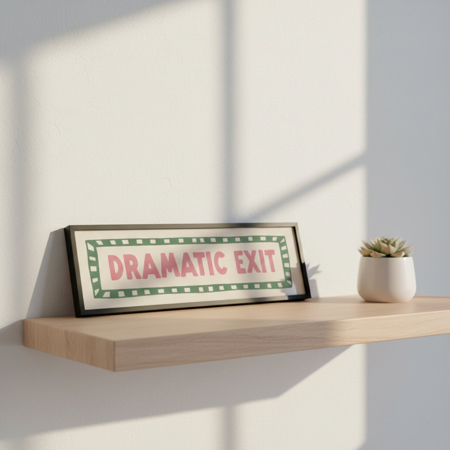 Dramatic Exit Panoramic Print