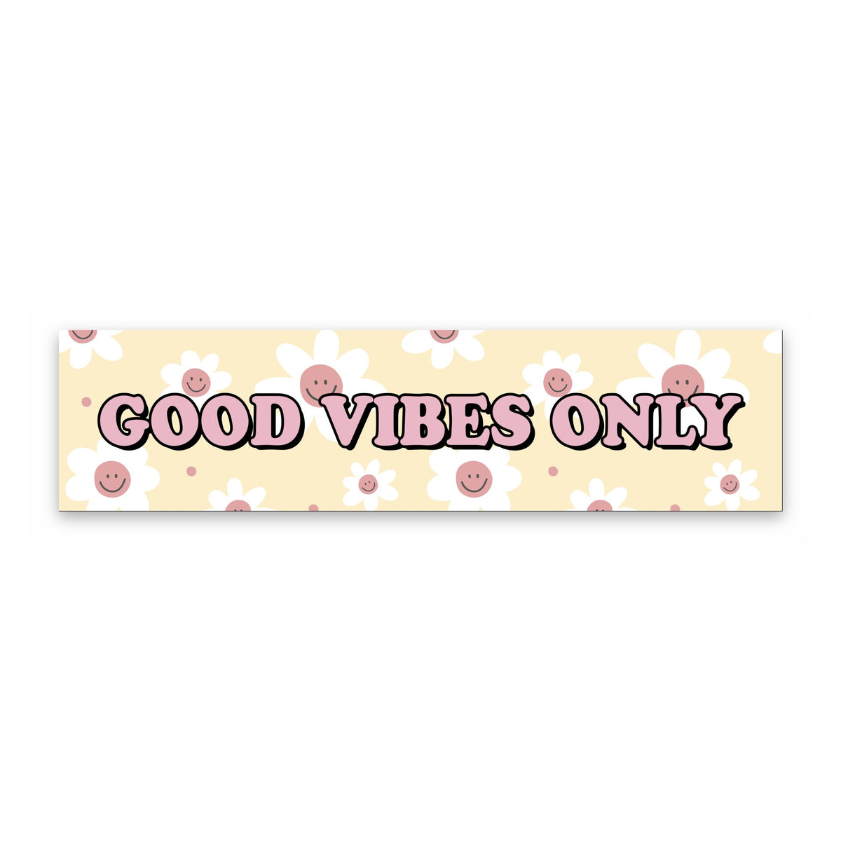 Good Vibes Only panoramic print, unframed
