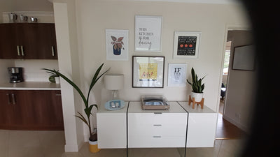 Customer photo — This Kitchen Is For Dancing Print