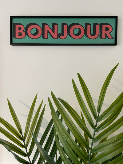 Customer photo - Bonjour Panoramic Print