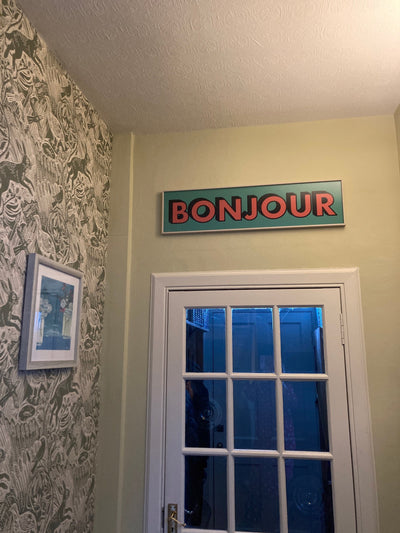 Customer photo - Bonjour Panoramic Print