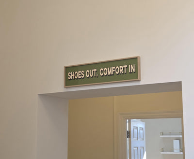 Customer photo — Custom Text Panoramic Print | Retro Bar & Gallery Wall Sign