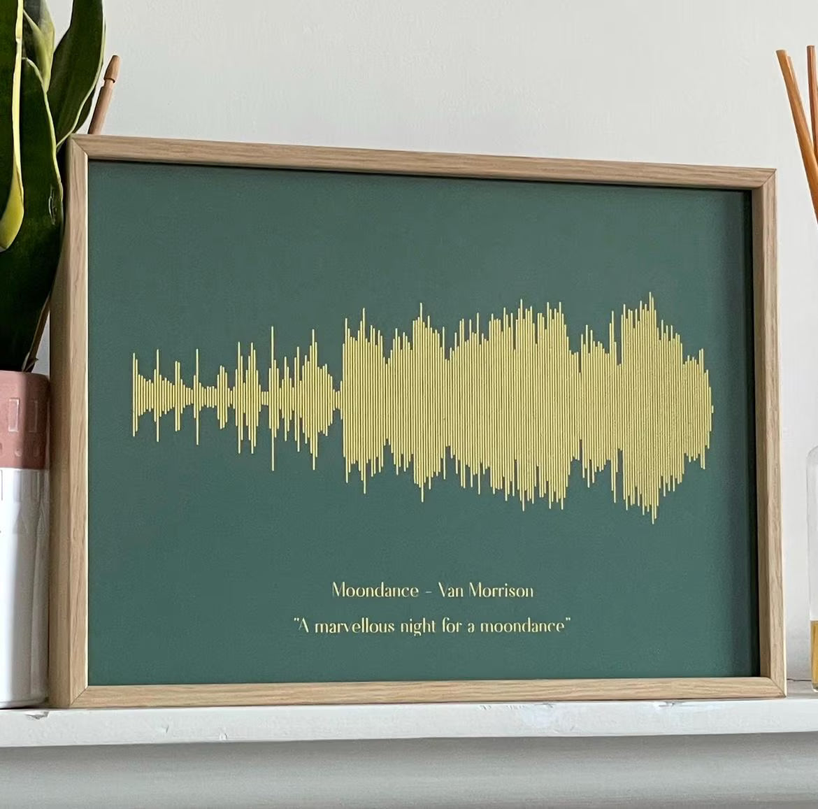 Personalized Sound Wave Print
