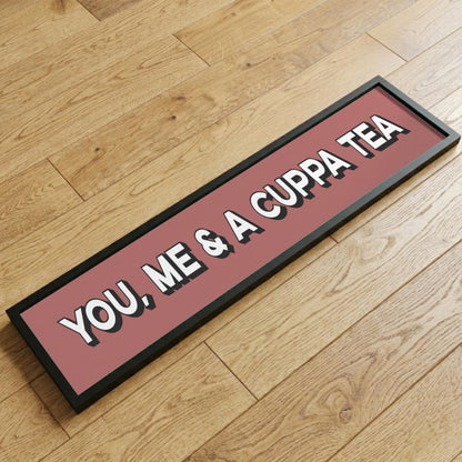 You, Me & A Cuppa Tea Panoramic Print