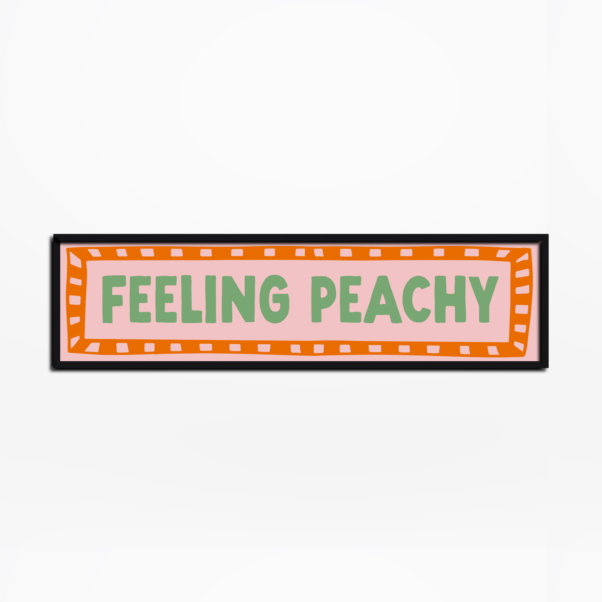 Feeling Peachy Panoramic Print