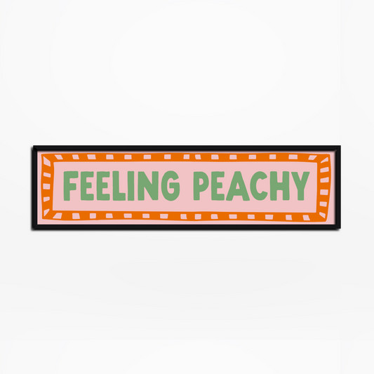 Feeling Peachy Panoramic Print