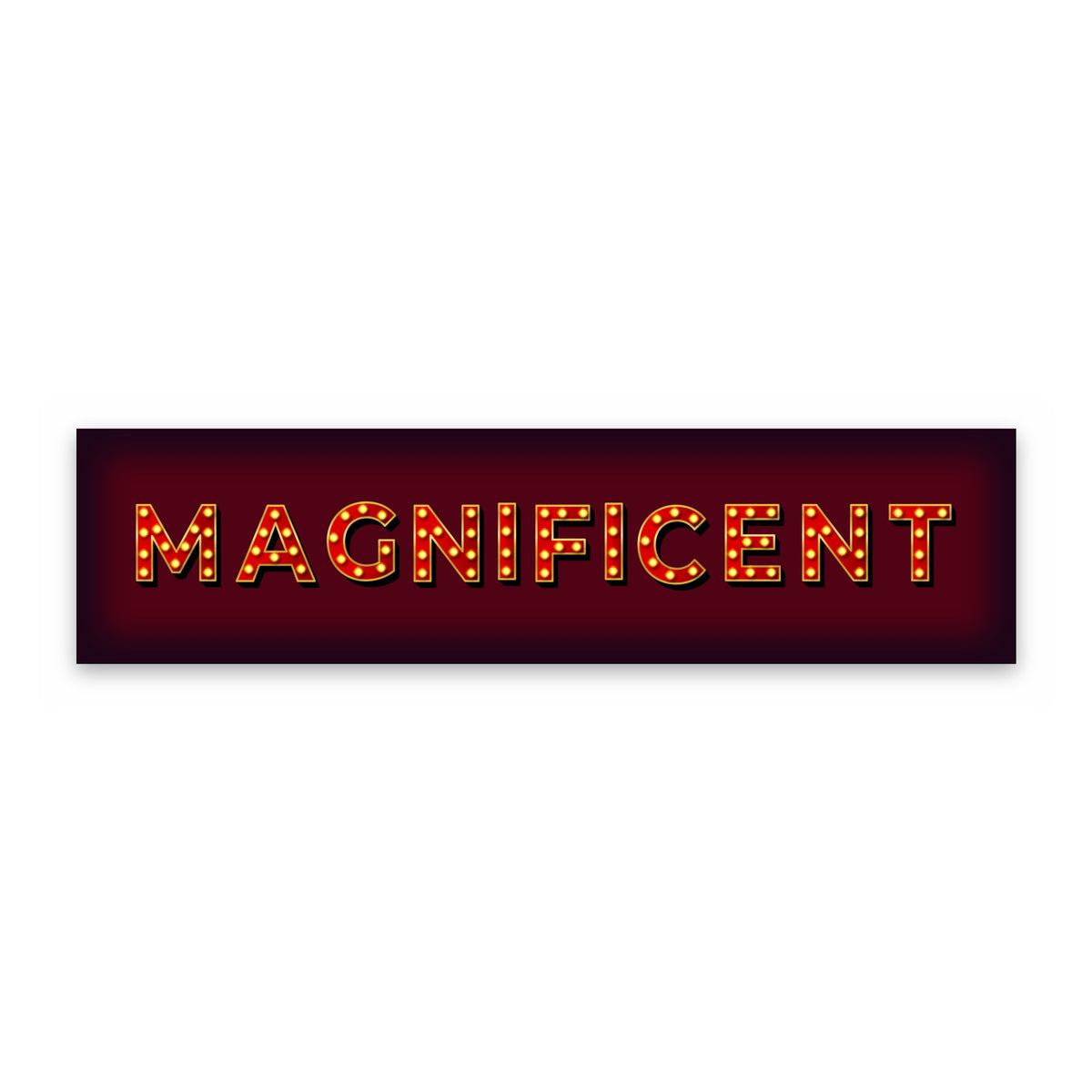 Magnificent Marquee panoramic print, unframed