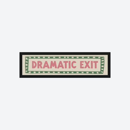 Dramatic Exit Panoramic Print