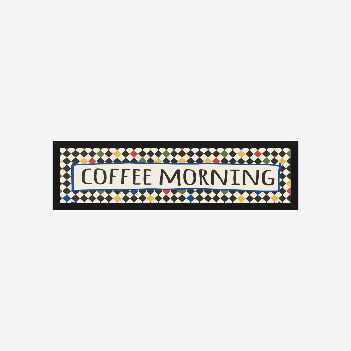 Coffee Morning Panoramic Print