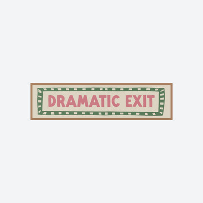 Dramatic Exit Panoramic Print