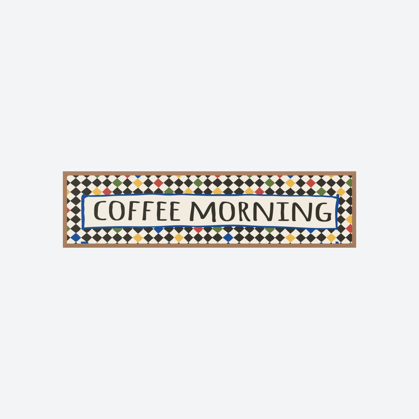 Coffee Morning Panoramic Print