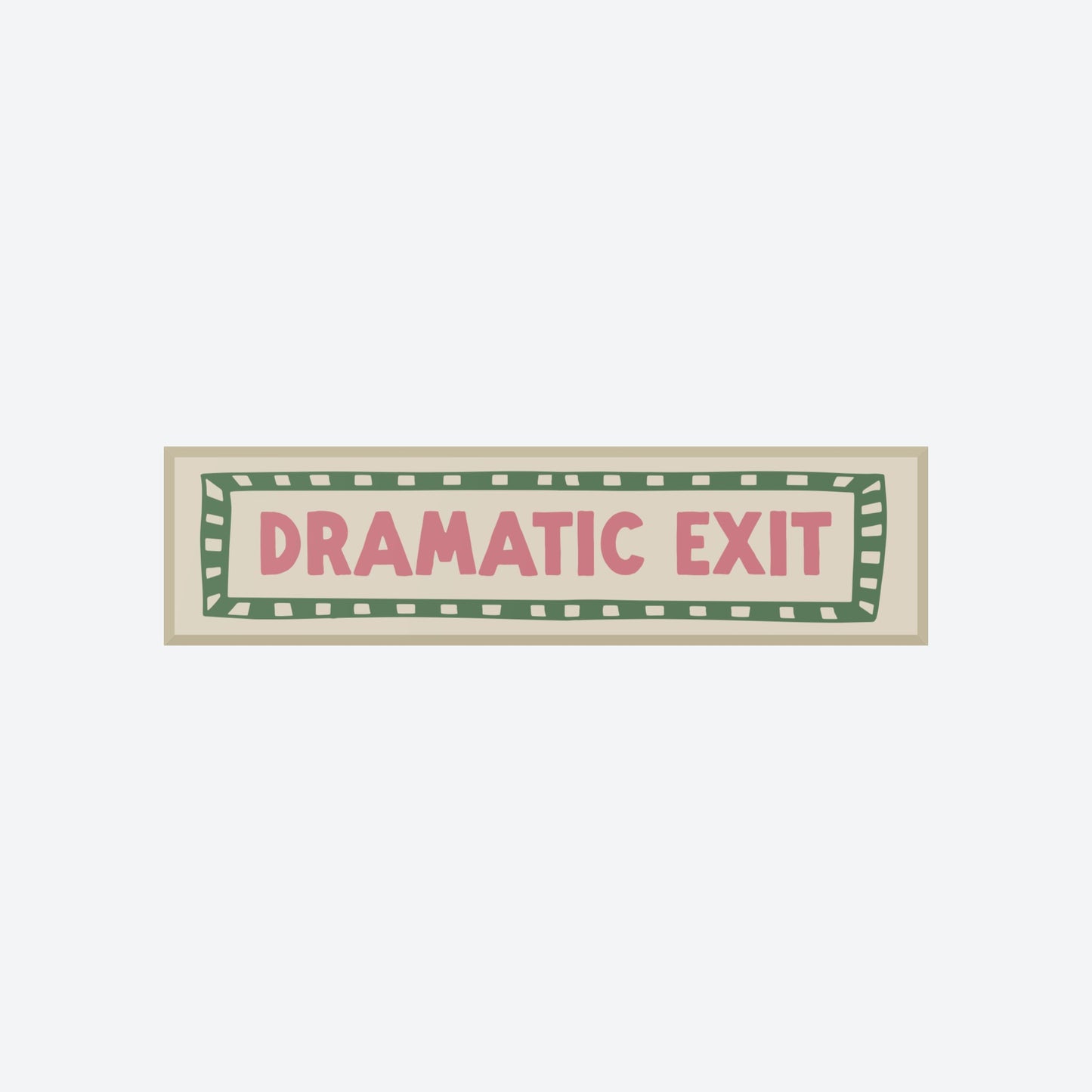 Dramatic Exit Panoramic Print