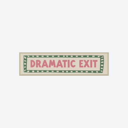 Dramatic Exit Panoramic Print