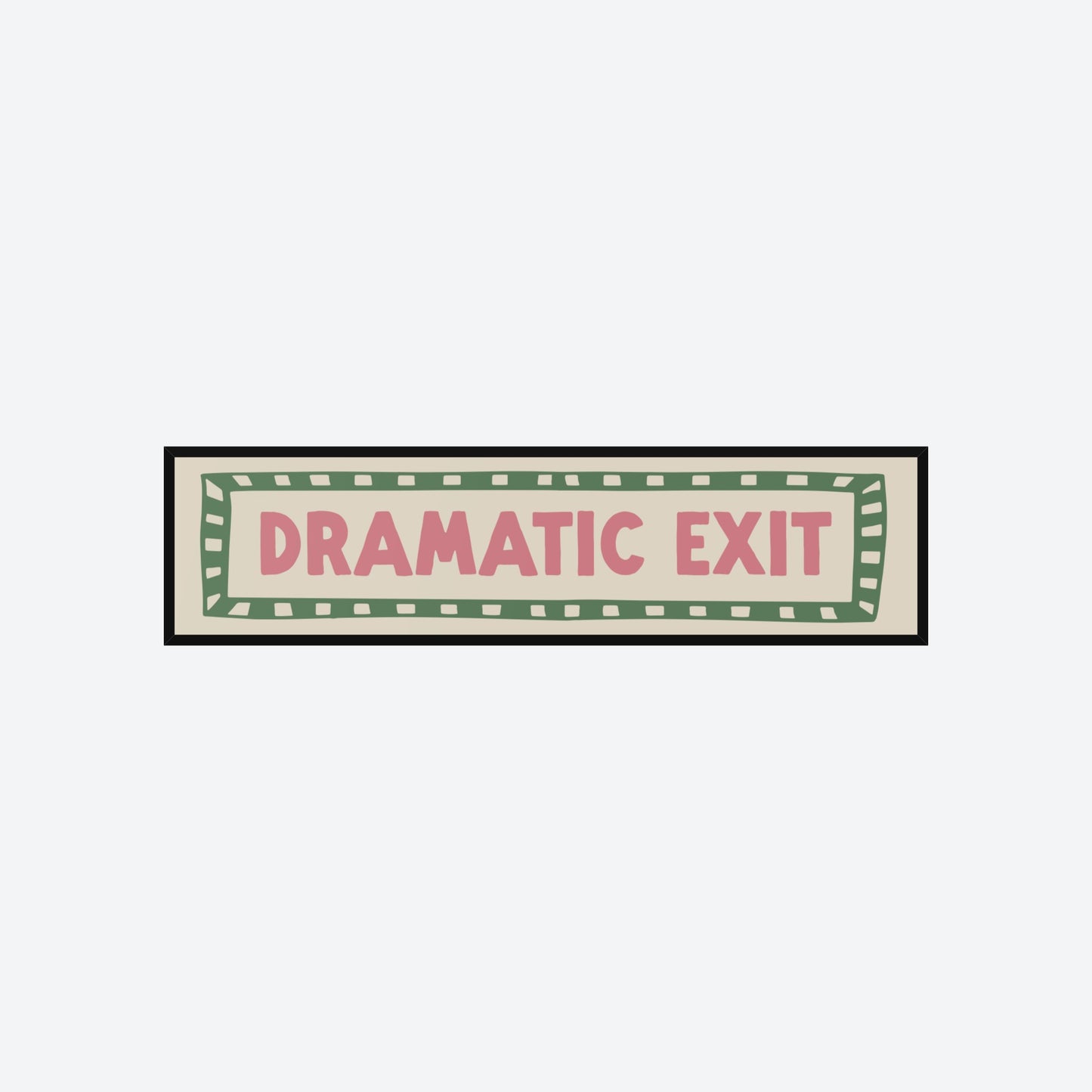 Dramatic Exit Panoramic Print