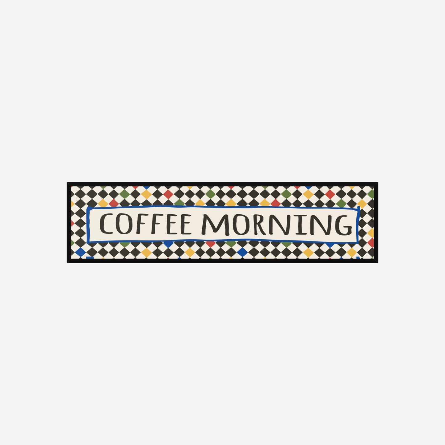 Coffee Morning Panoramic Print