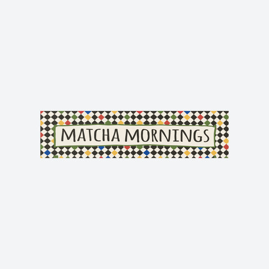 Matcha Mornings Panoramic Print