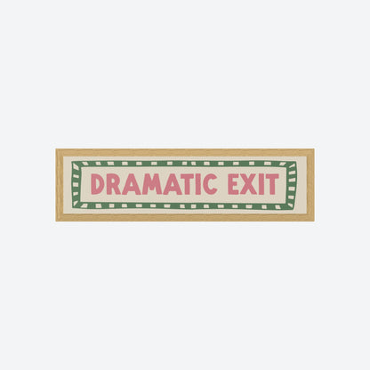 Dramatic Exit Panoramic Print