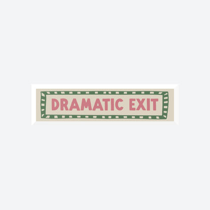 Dramatic Exit Panoramic Print