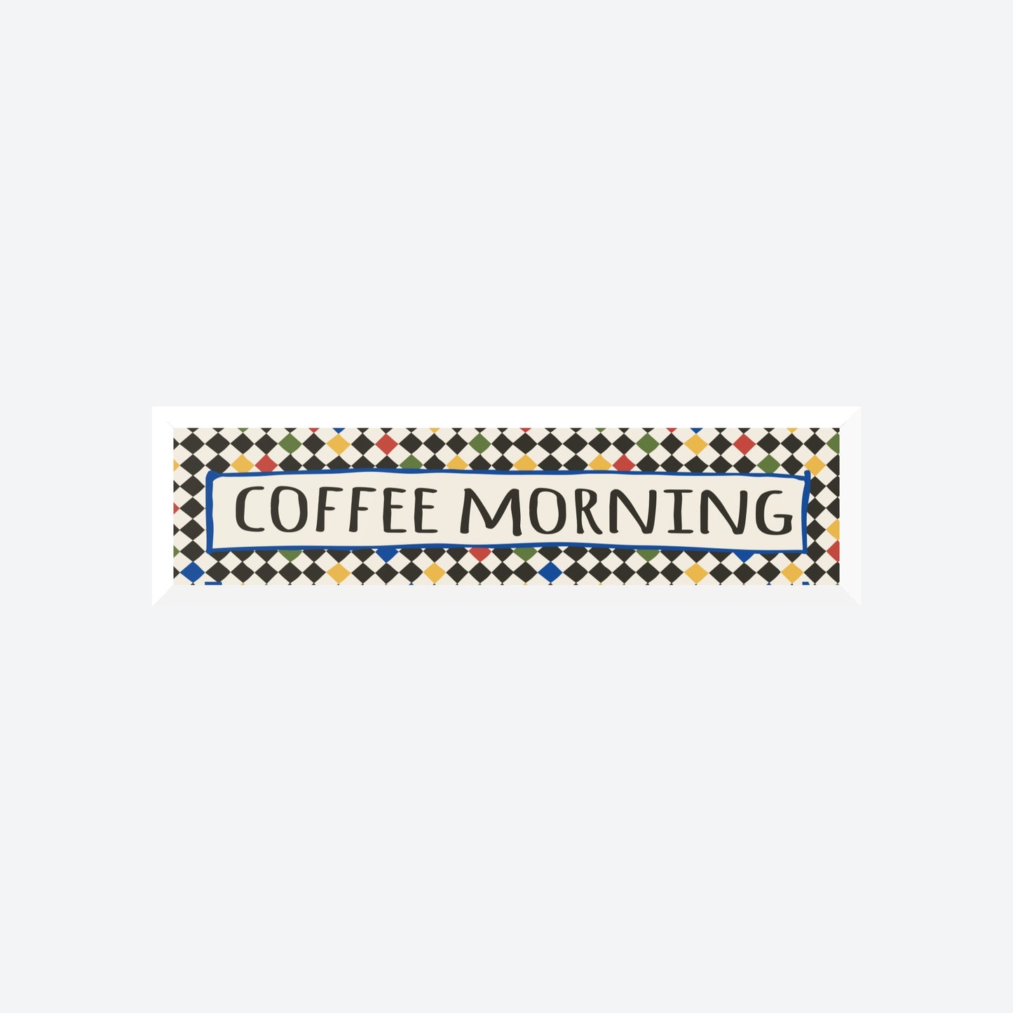 Coffee Morning Panoramic Print