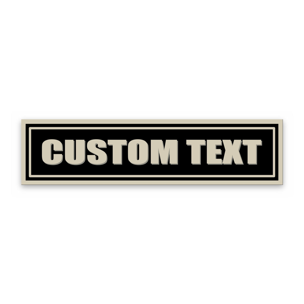 Personalised Vintage Sign panoramic print, unframed