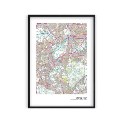 Personalized OS Map Print