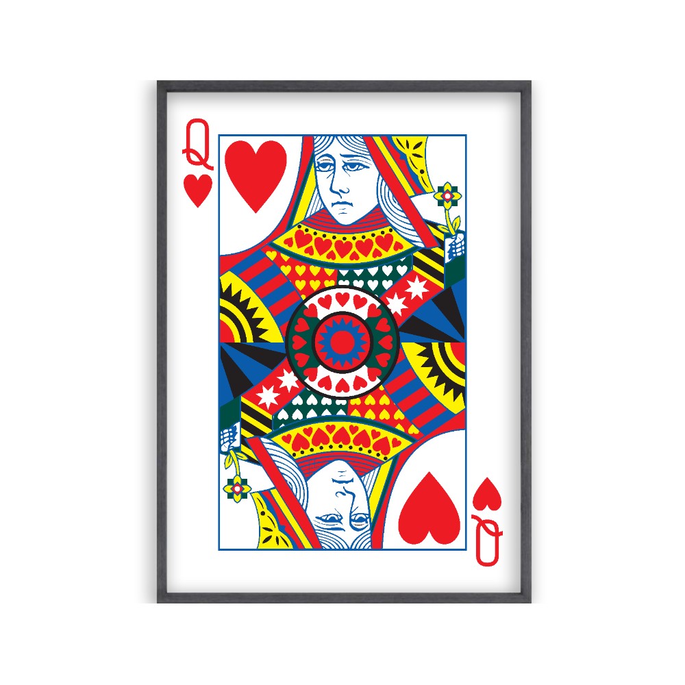 Queen Of Hearts Print